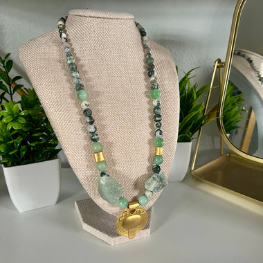 Aventurine Goddess Necklace