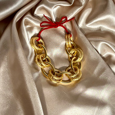 Isa Chunky Gold Statement Anklet