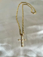 Women's 24K Gold filled Dainty Cross Necklace
