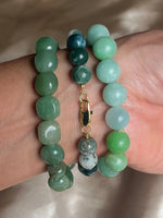 Aventurine Goddess Stacking Bracelets