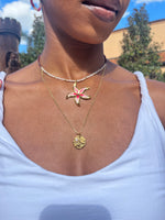 Gold Coast Necklace, Sand Dollar Necklace