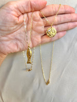 Gold Coast Necklace, Sand Dollar Necklace