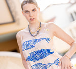 Santorini Charm Necklace, Heart of Santorini Necklace