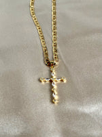 Women's 24K Gold filled Dainty Cross Necklace
