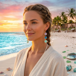Luminous Sea Earrings