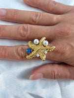Santorini Ring, Starfish Statement Ring