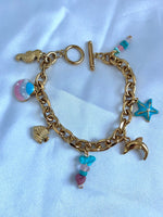 Sunset Beach Bracelet, Coastal Charm Bracelet