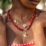 Manarola Charm Necklace, Sardinia Necklace, Layering Necklaces