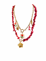 Manarola Charm Necklace, Sardinia Necklace, Layering Necklaces