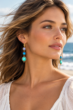 Luminous Sea Earrings