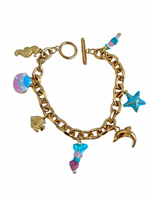 Sunset Beach Bracelet, Coastal Charm Bracelet