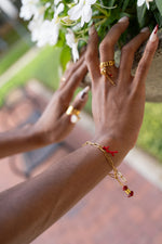 Manarola Charm Ring, 18K Gold Coastal Charm Ring