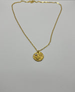 Gold Coast Necklace, Mini Sand Dollar Necklace